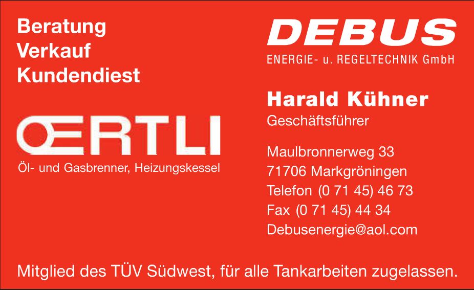 Debus Energie- und Regeltechnik